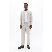 Strukturierter Blazer aus Baumwoll-Leinen-Mix