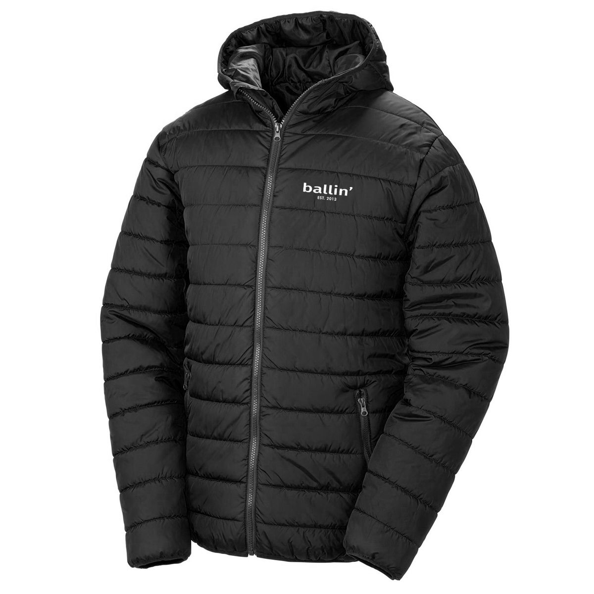 Gesteppte Pufferjacke mit Kapuze