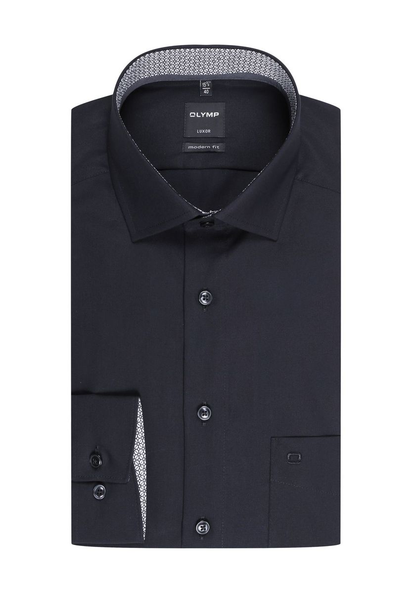 Klassisches einfarbiges Hemd