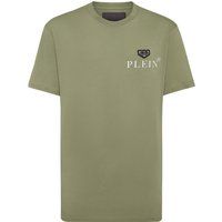 T-Shirt aus Stretch-Baumwolle mit Logo