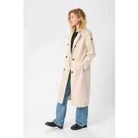 Locker geschnittener Midi-Trenchcoat