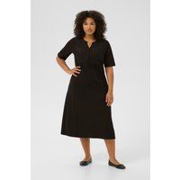 Kurzarm-Jerseykleid mit Stickereien