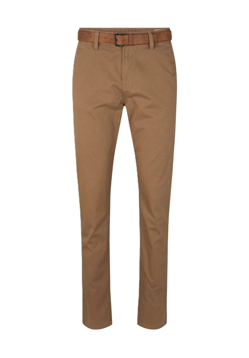Klassische Chino Hose mit Gürtel