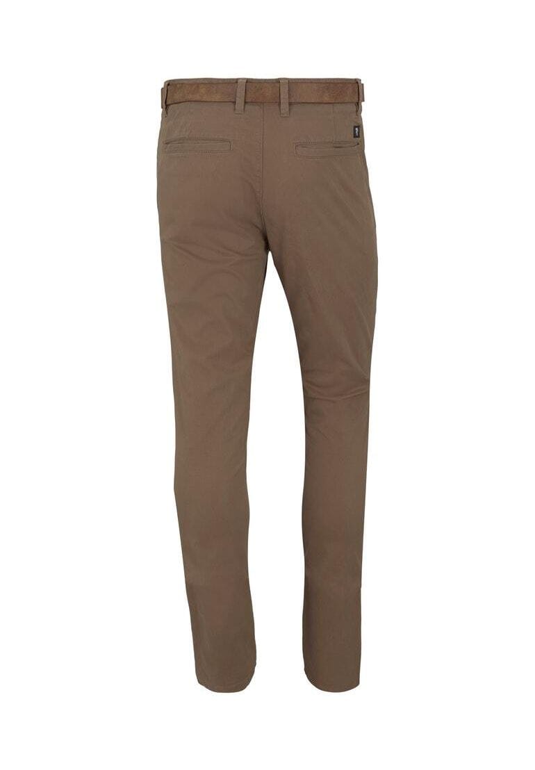 Klassische Chino Hose mit Gürtel
