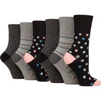 Baumwollreiche Gemusterte Socken ohne Gummizug