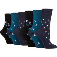 Mustersocken mit druckfreiem Bündchen