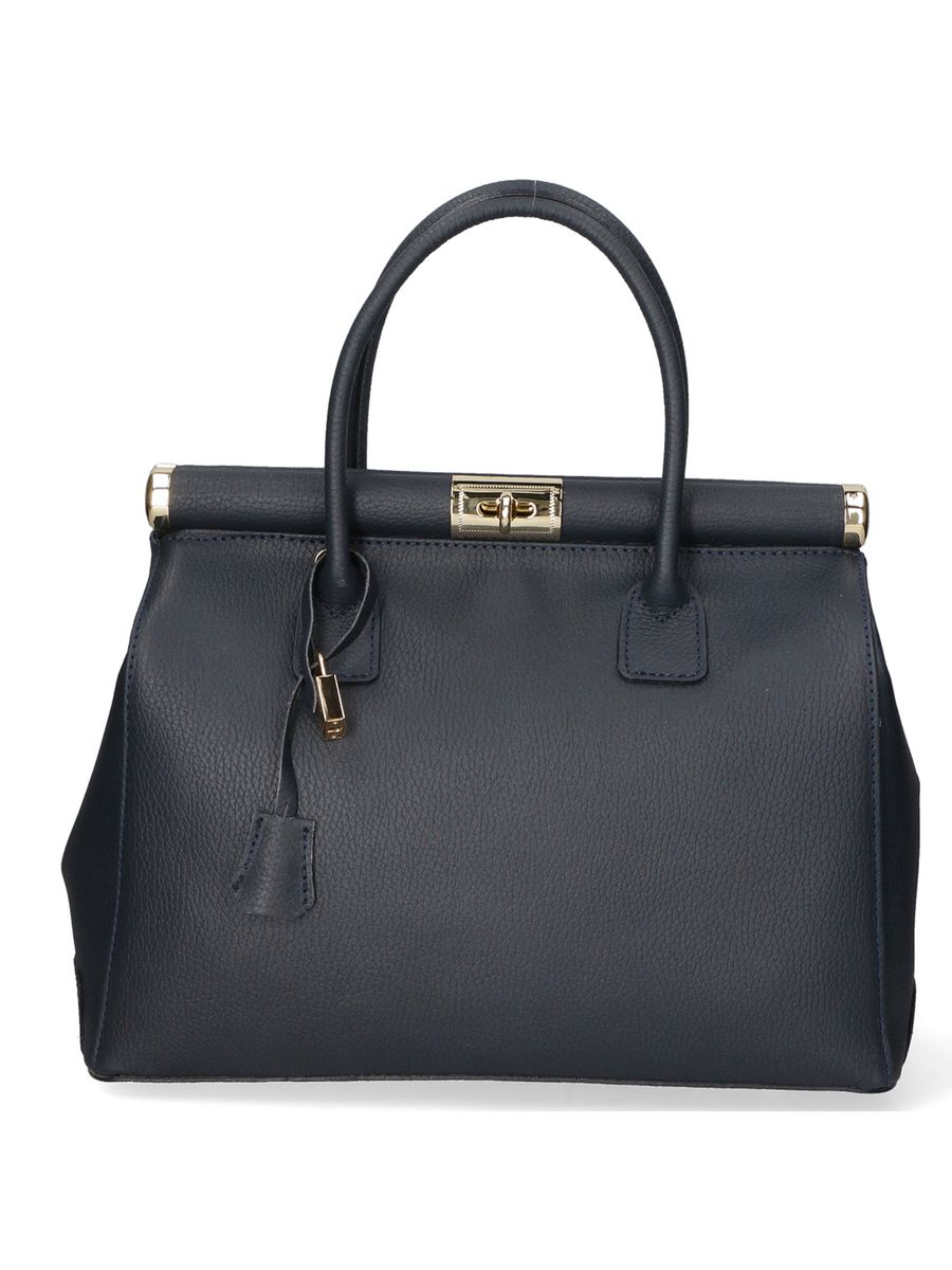 Elegante Handtasche aus genarbtem Leder