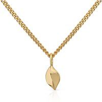 Elegante Halskette mit Blatt-Motiv