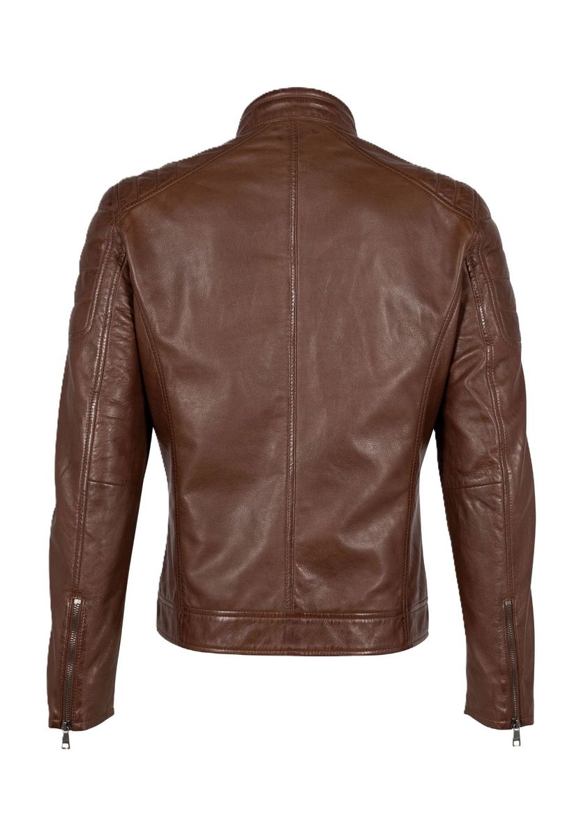 Klassische Bikerjacke aus Leder