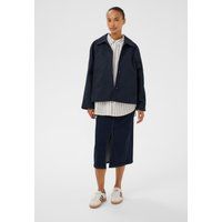 Kastige Jacke mit Hemdkragen