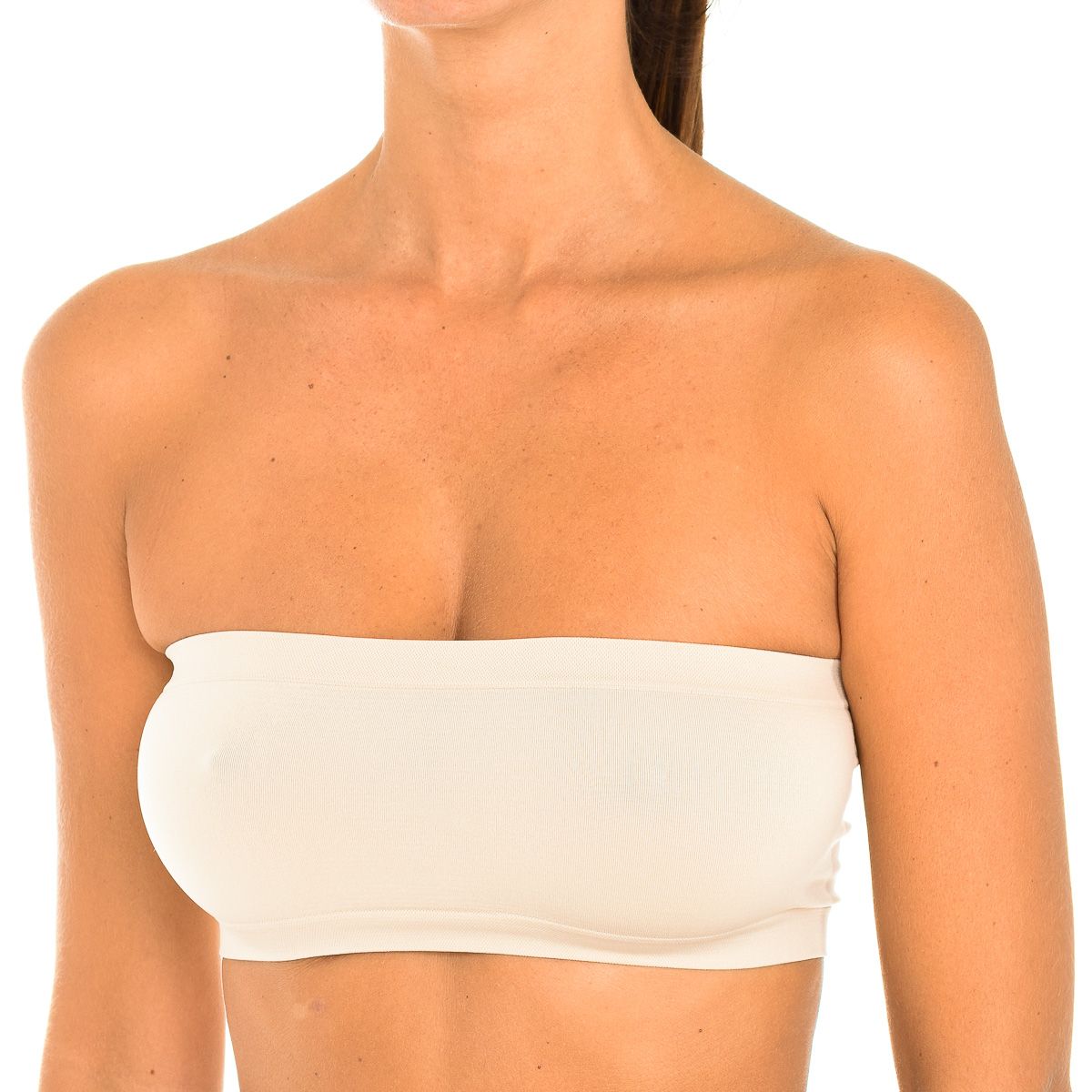 Nahtloser Mikrofaser-Bandeau-BH