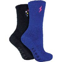 2er Pack Kuschelsocken mit Stickerei