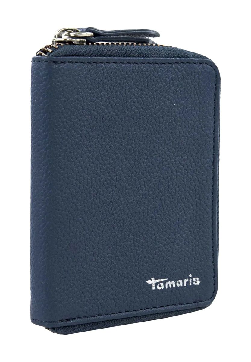 Tamaris Geldbörse, Leder, Logo, uni, für Damen, blau