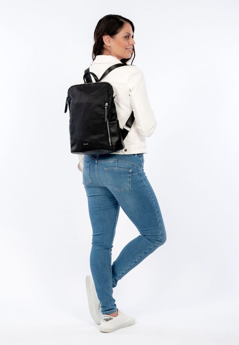 Tamaris Rucksack, Emblem, uni, für Damen, schwarz