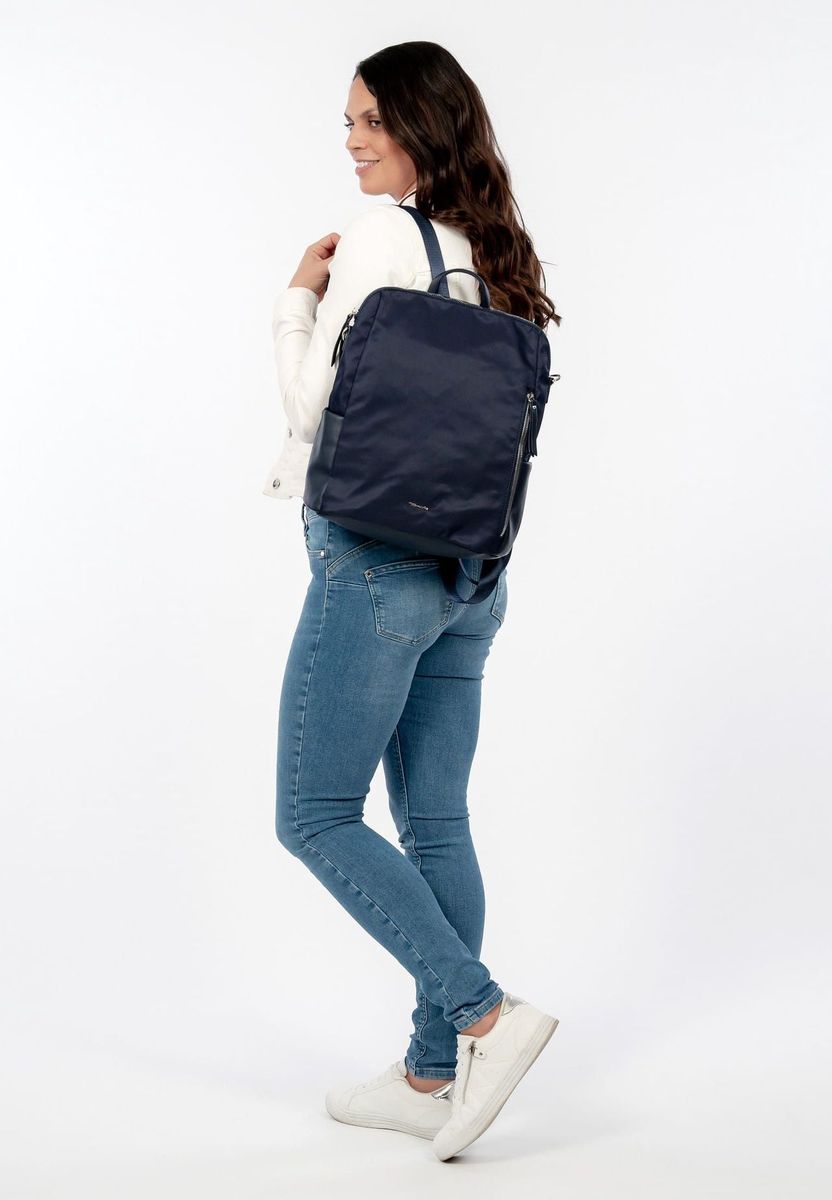 Tamaris Rucksack, Emblem, uni, für Damen, blau