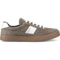 Wildleder-Sneaker im Retro-Look mit Gummisohle