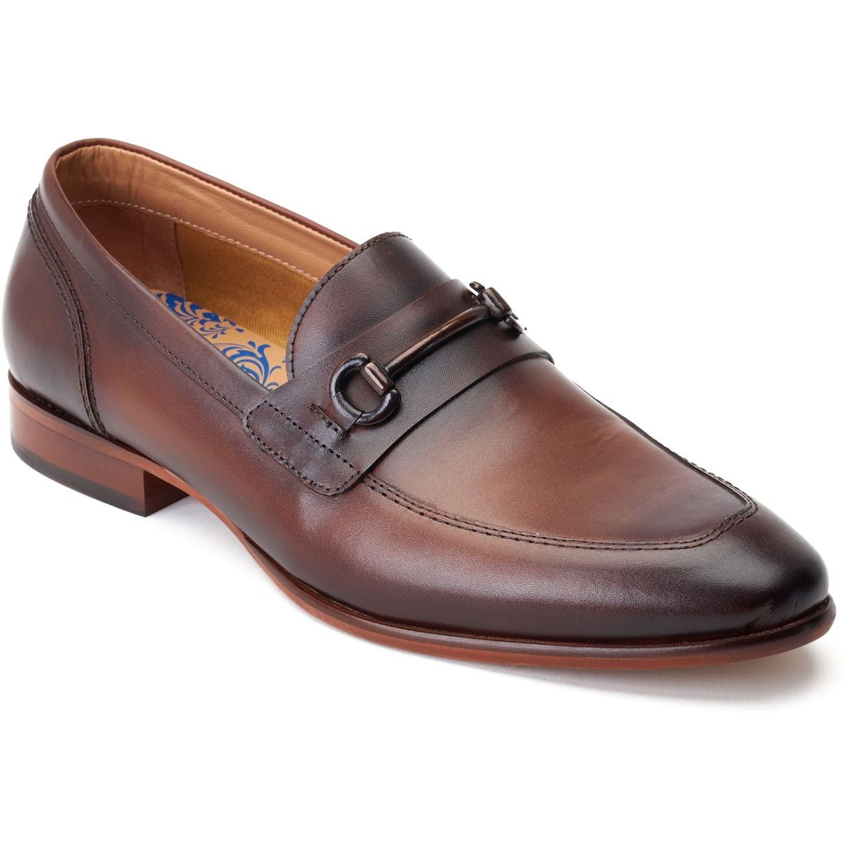 Polierte Horsebit-Leder-Loafer