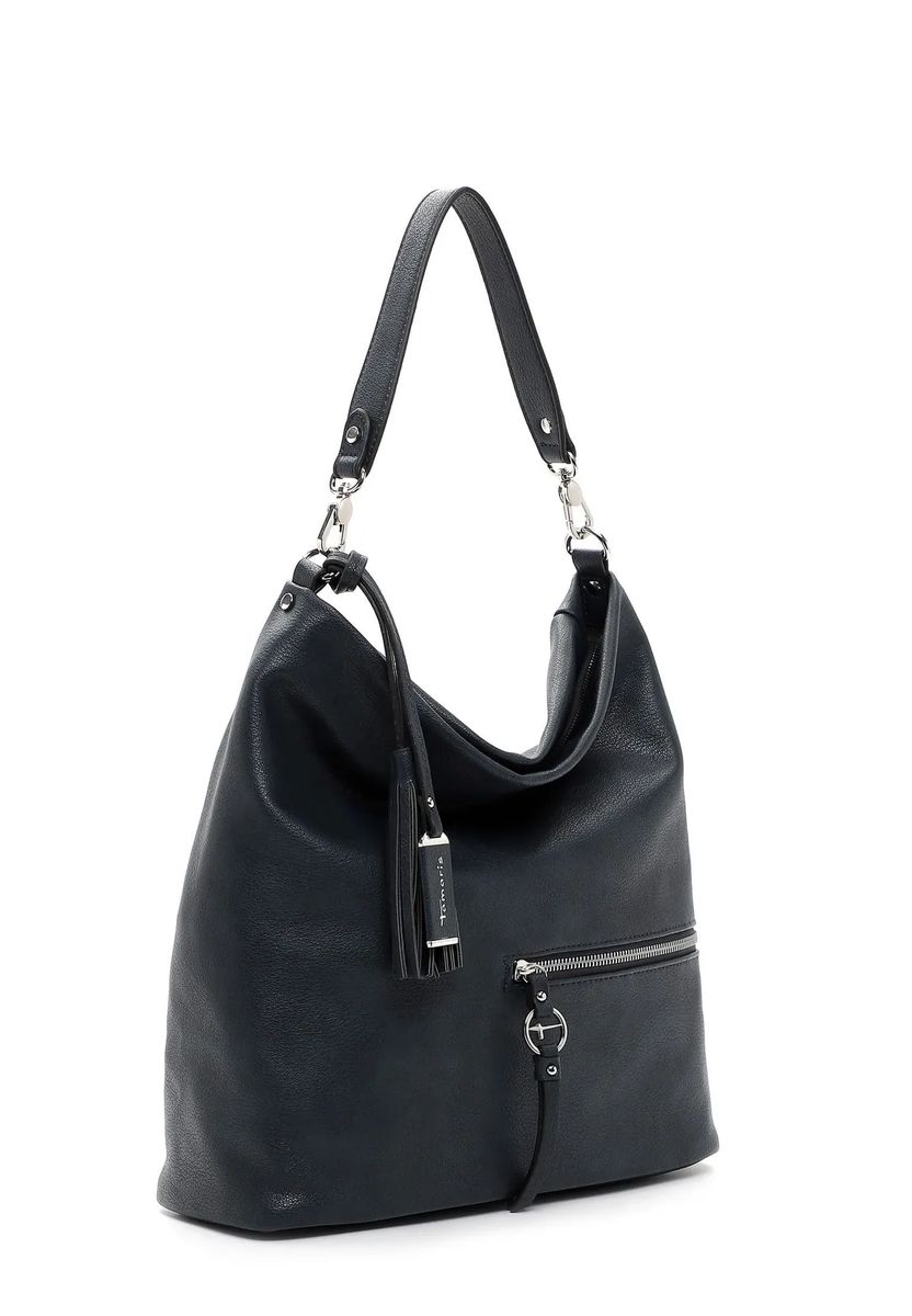 Tamaris Schultertasche, Reißverschluss, Anhänger, für Damen, blau, 99