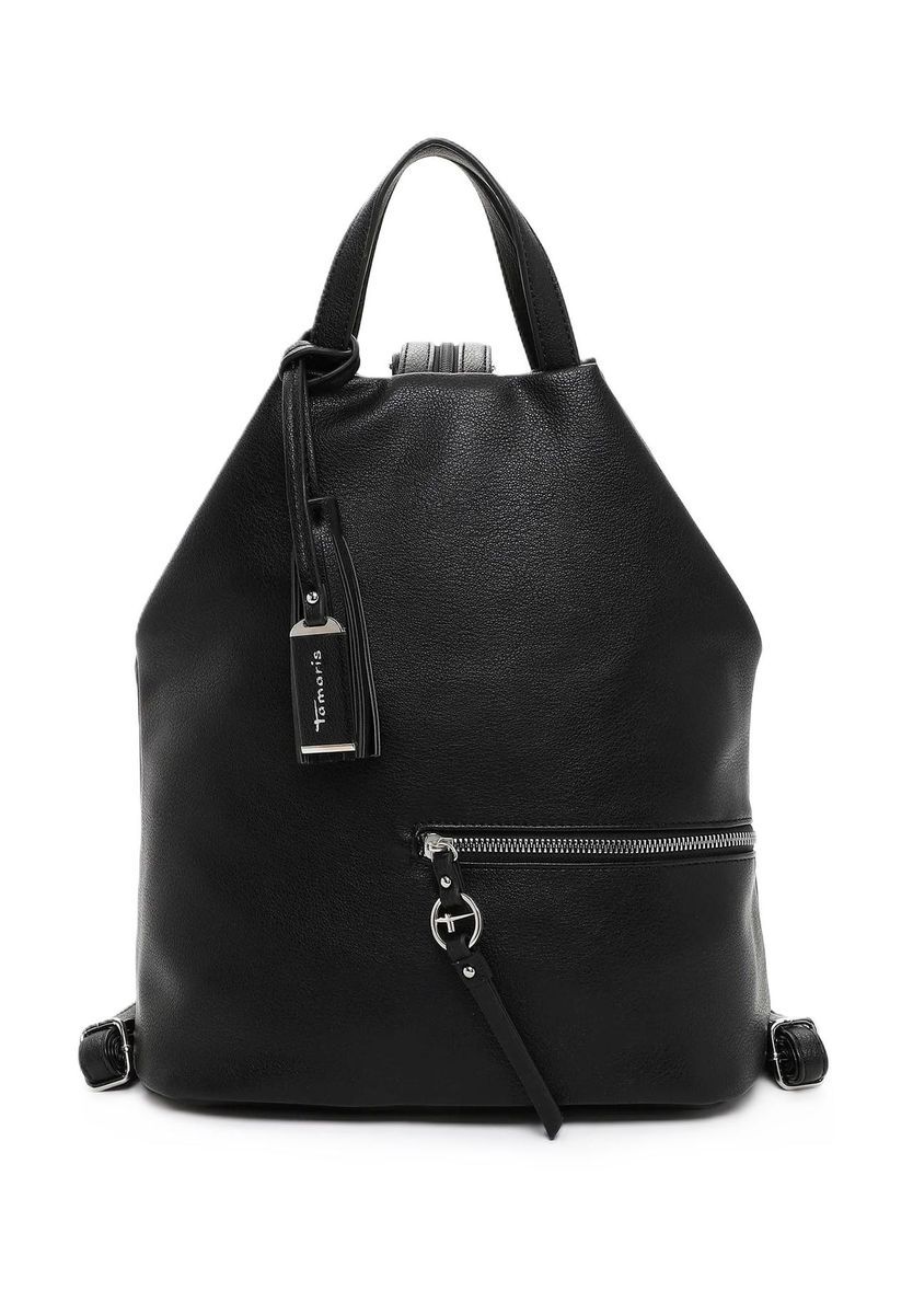 Tamaris Rucksack, Anhänger, Steckfach, für Damen, schwarz, 99