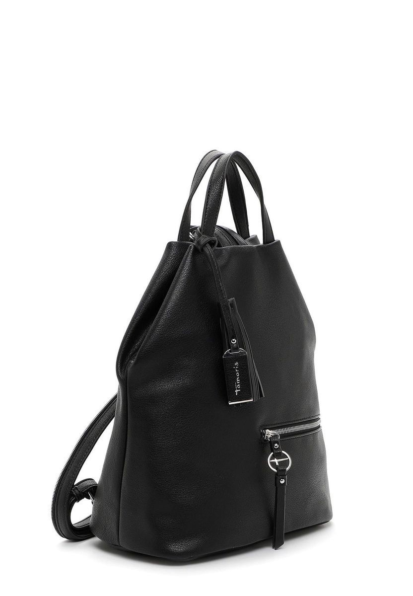 Tamaris Rucksack, Anhänger, Steckfach, für Damen, schwarz, 99