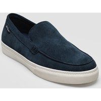 Wildleder-Slipper im Moccasin-Stil