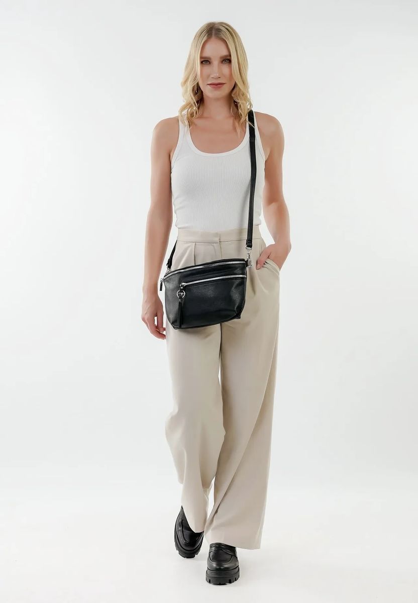 Tamaris Gürteltasche, Anhänger, Kunstleder, für Damen, schwarz