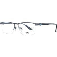 Elegante halbrandlose rechteckige Brille