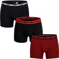 Elastische Baumwoll-Boxershorts mit Logo
