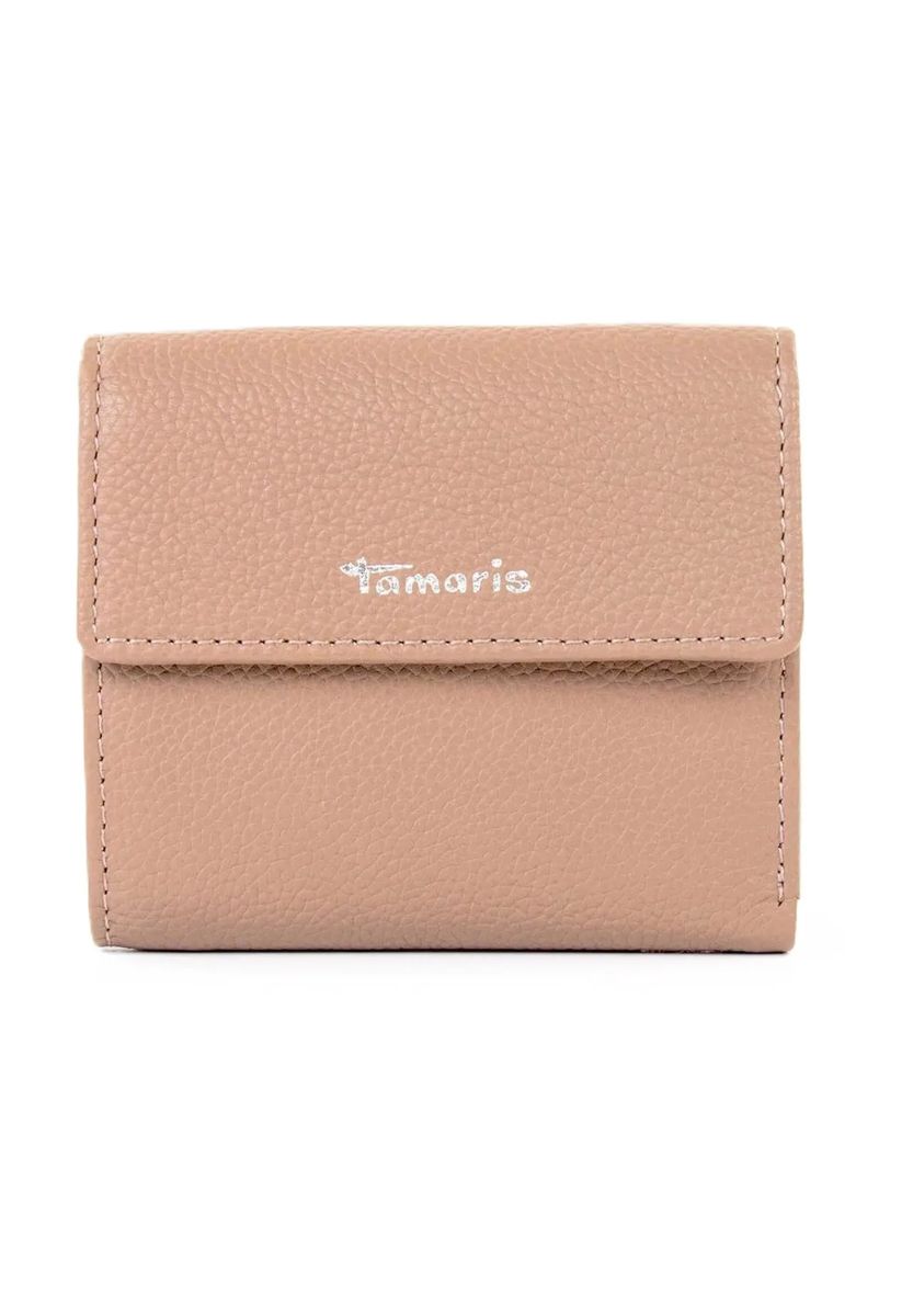 Tamaris Geldbörse, Leder, Emblem, für Damen, beige