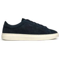 Minimalistische Wildleder-Tennis-Sneaker