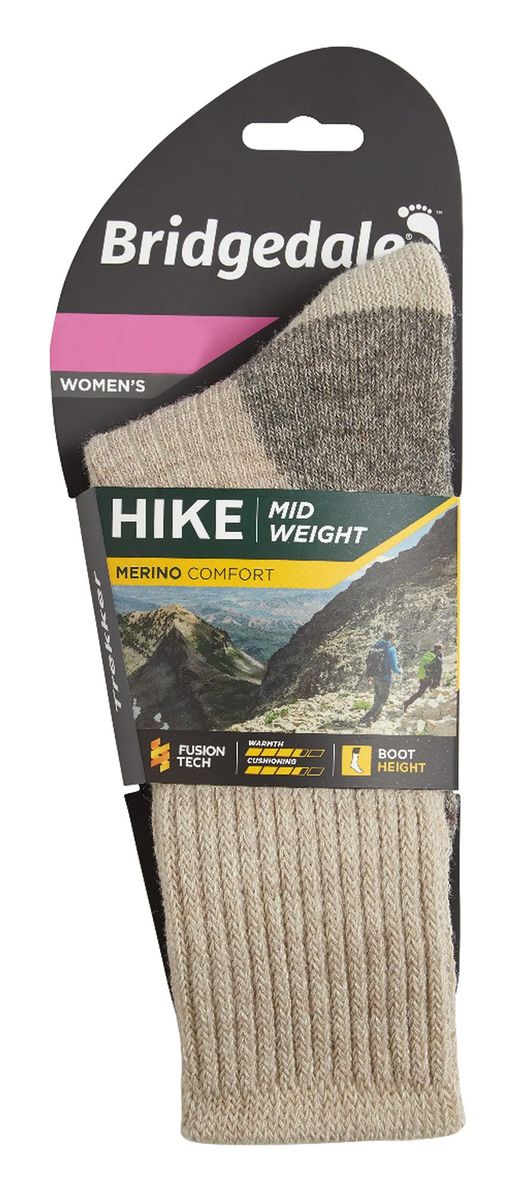 Gepolsterte Wandersocken aus Merinomischung
