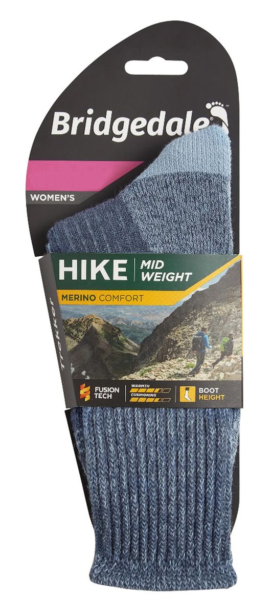 Mittelschwere Merinomischung-Wandersocken