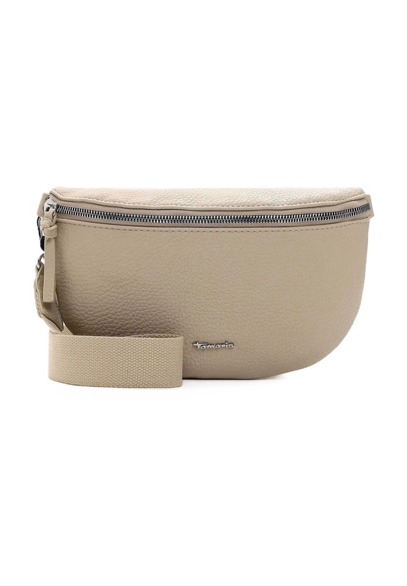 Tamaris Umhängetasche, Reißverschluss, Emblem, für Damen, beige