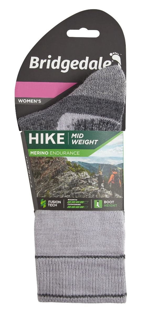 Mittelschwere Merino-Wandersocken für Stiefel
