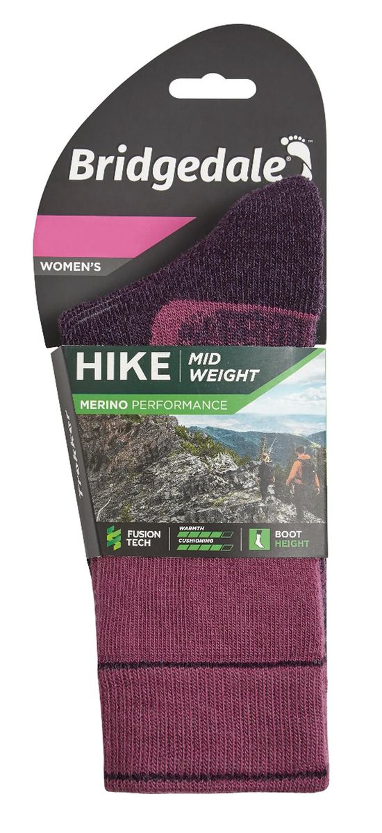 Mittelschwere Merino Performance Wandersocken