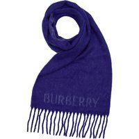 Strukturierter Logo-Strickschal