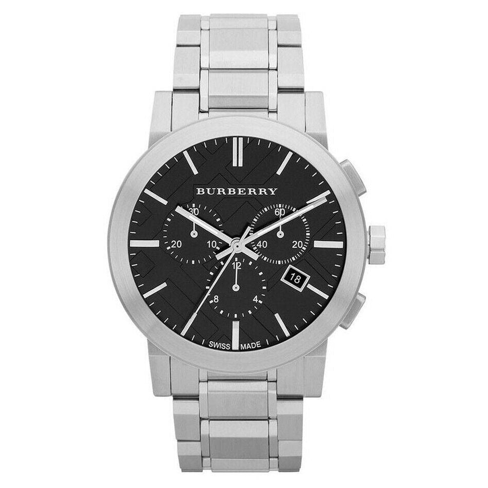 Klassischer Edelstahl-Chronograph