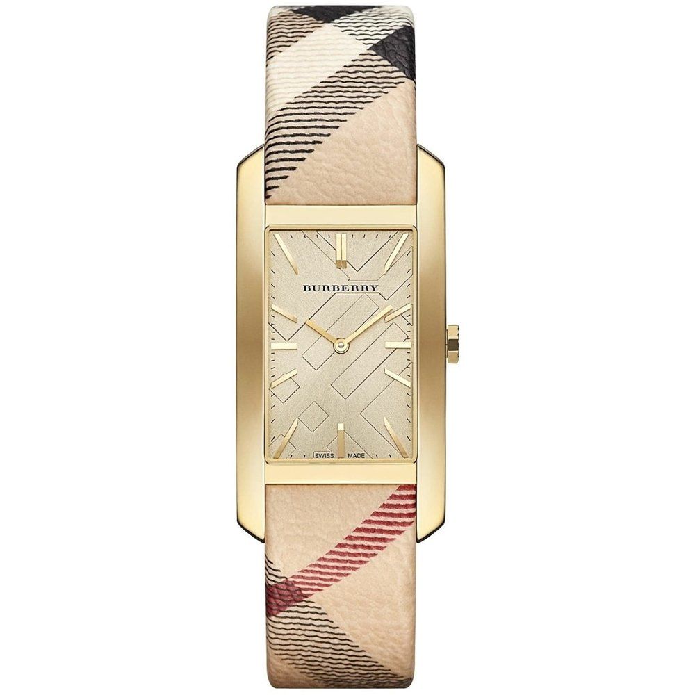 Pioneer Rechteckige Uhr mit Goldzifferblatt