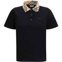 Baumwoll-Piqué-Polo mit Karokragen