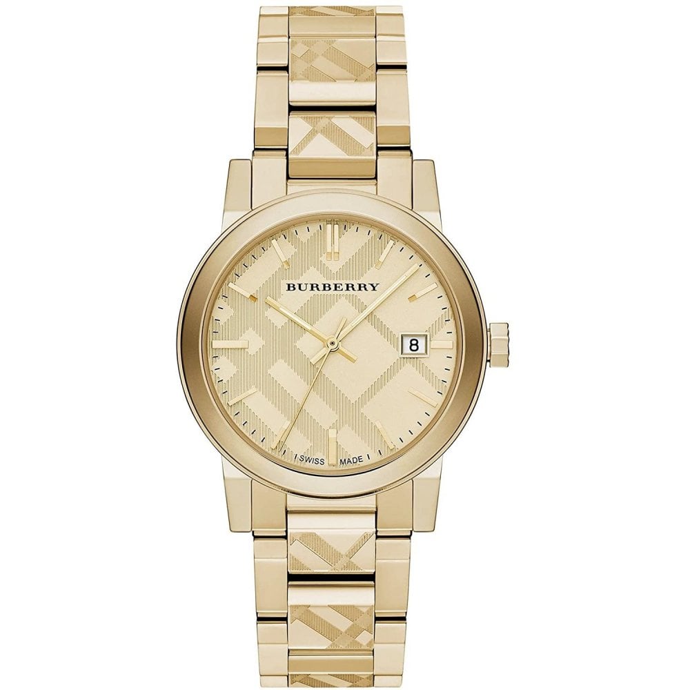 Armbanduhr The City mit Karogravur