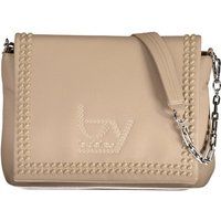 Gekörnte Schultertasche mit Nieten