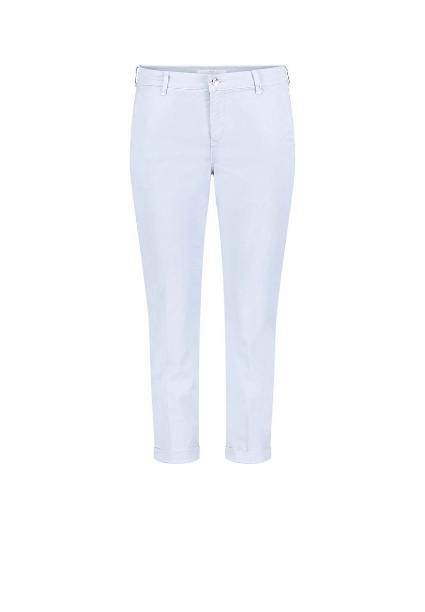 Cropped Chino Hose mit Umschlag