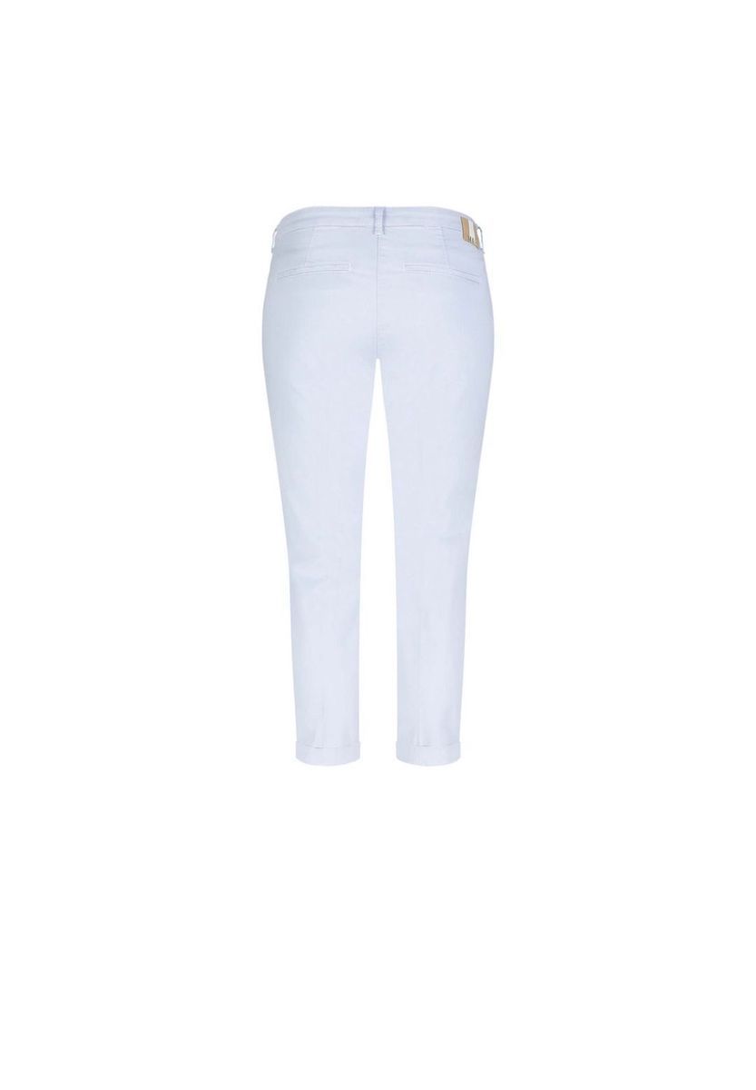 Cropped Chino Hose mit Umschlag