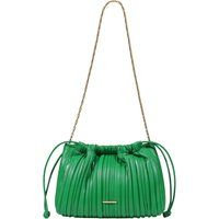Geraffte plissierte Ketten-Schultertasche