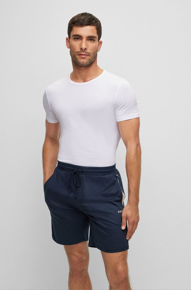 Schmal geschnittenes Baumwoll-T-Shirt