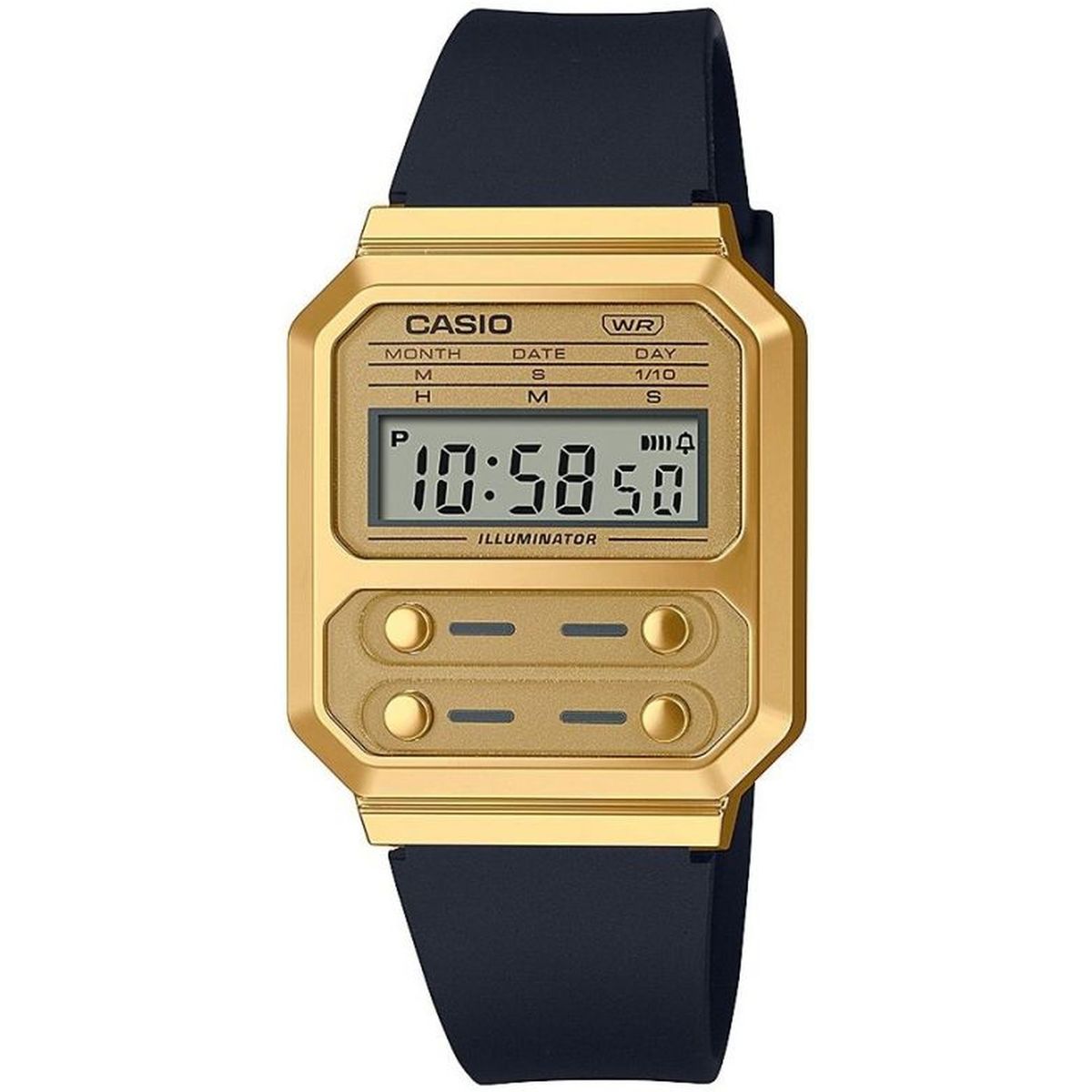 Retro-Digitaluhr mit Resinarmband