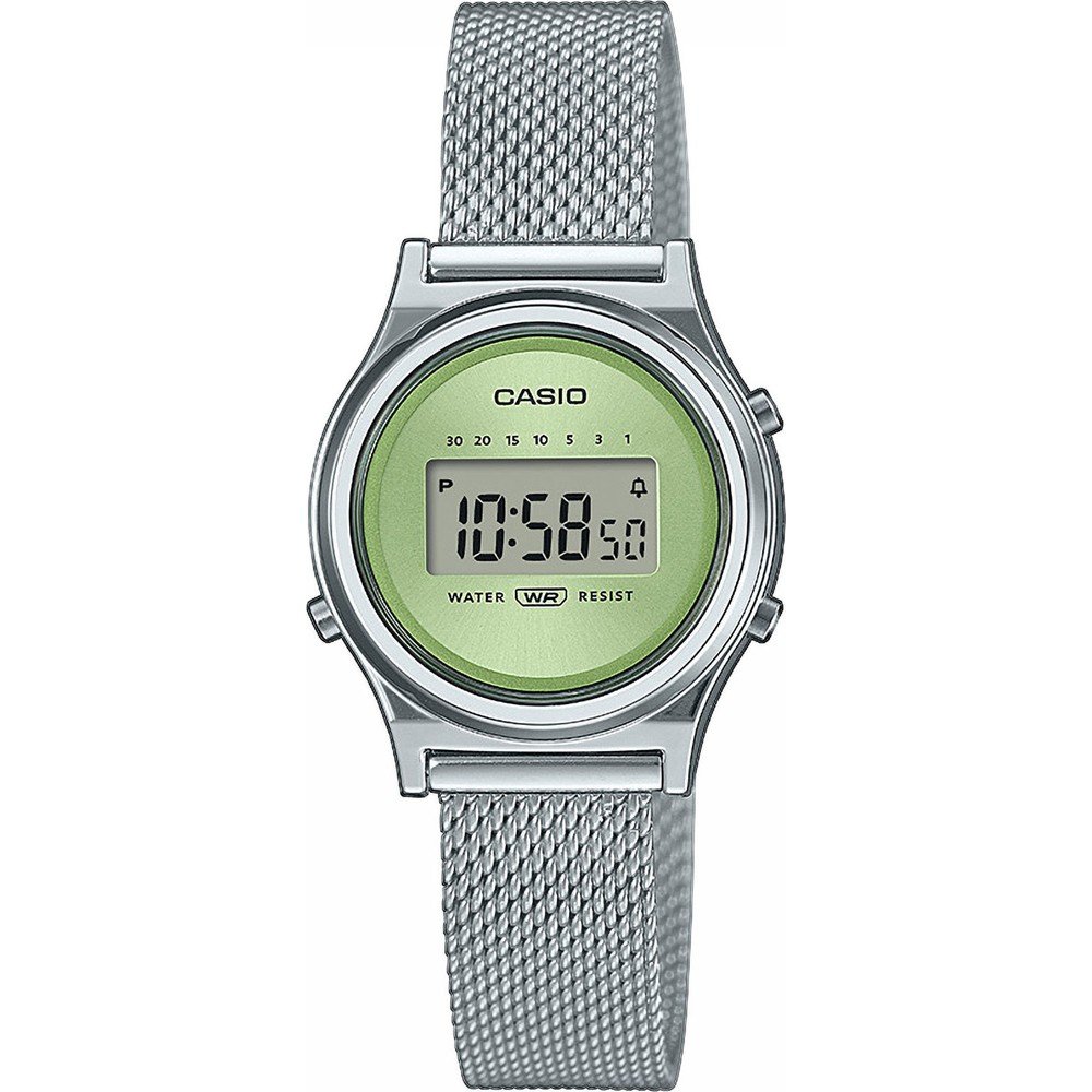 Vintage Digitaluhr mit Mesh-Armband