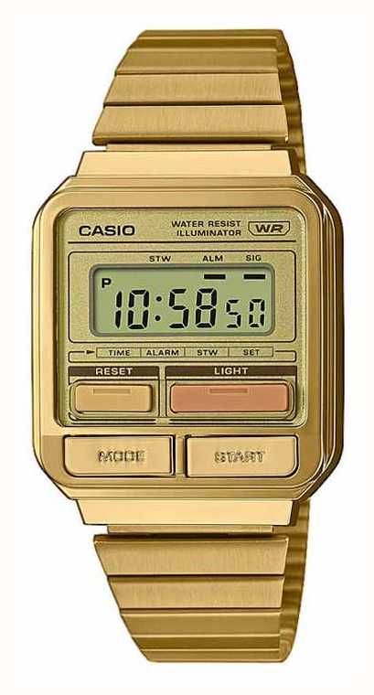 Digitale Vintage-Uhr mit Gliederarmband