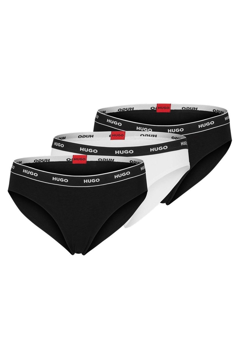 Klassische Slips mit Logo-Bund im Pack