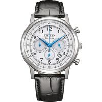 Klassischer Chronograph mit Lederarmband